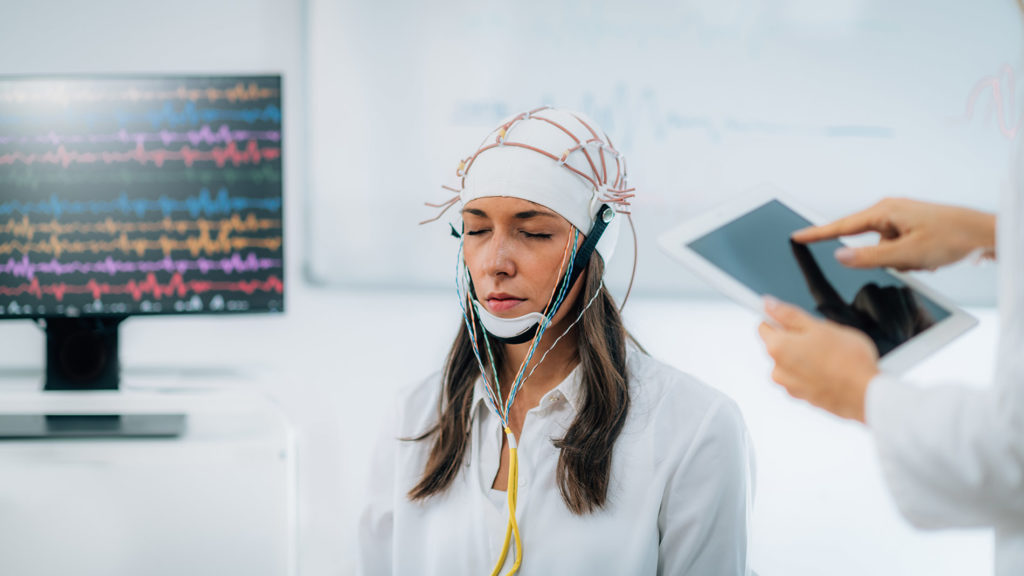 researchers at work