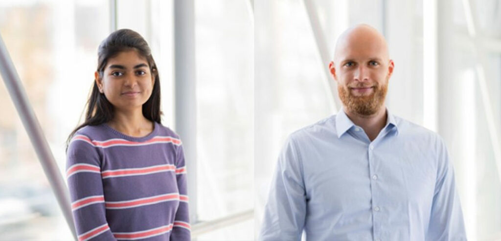 Anwesha Das und Martin Matke - Vertreter der SFB 1436 PhD Studenten