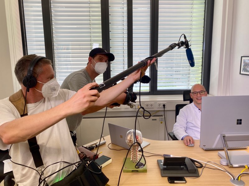 ARD film crew with Emrah Düzel