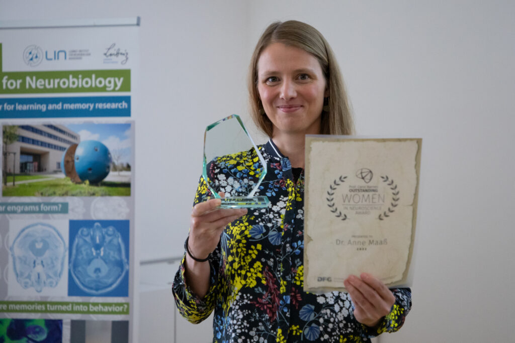 Anne Maas the winner of OWN-Award 2022 in Magdeburg