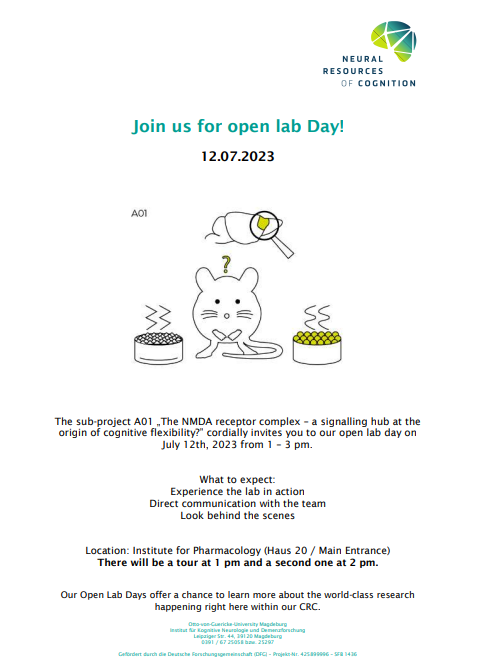 Einladung zum Open Lab Day des Projektes A01