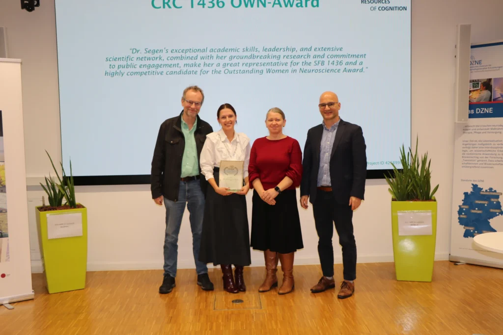 CRC 1436 OWN-Award 2025 with Vladislava Segen