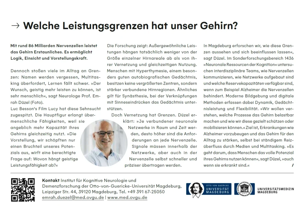 article in the 80th-anniversary issue of DIE ZEIT